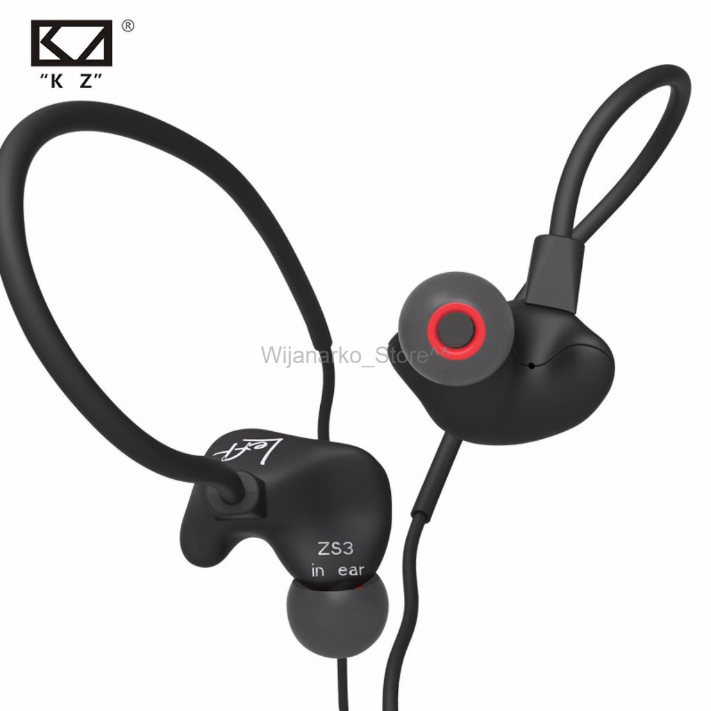 PROMO Knowledge Zenith Earphone dengan Mic KZ ZS3 + Case