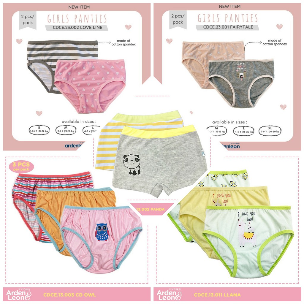 ARDENLEON Celana Dalam Anak Perempuan | Boxer Girl Arden Leon Part 2