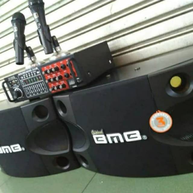 PAKET KARAOKE SPEAKER BMB GARANSI 3TAHUN RESMI BMB