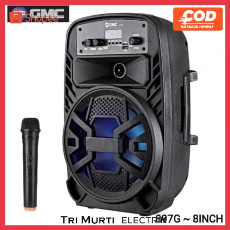 GMC Speaker GMC 897G bluetooth portable free mic wireless