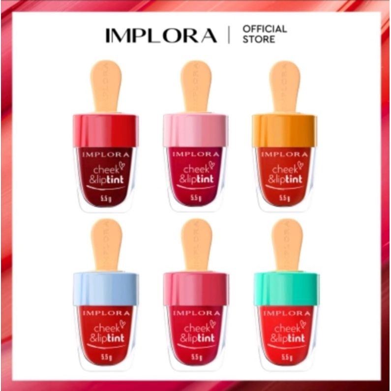 ❤ SHASYA ❤ IMPLORA (✔️BPOM)  CHEEK &amp; LIPTINT 5.5g BEST SELLER LIP TINT IMPLORA