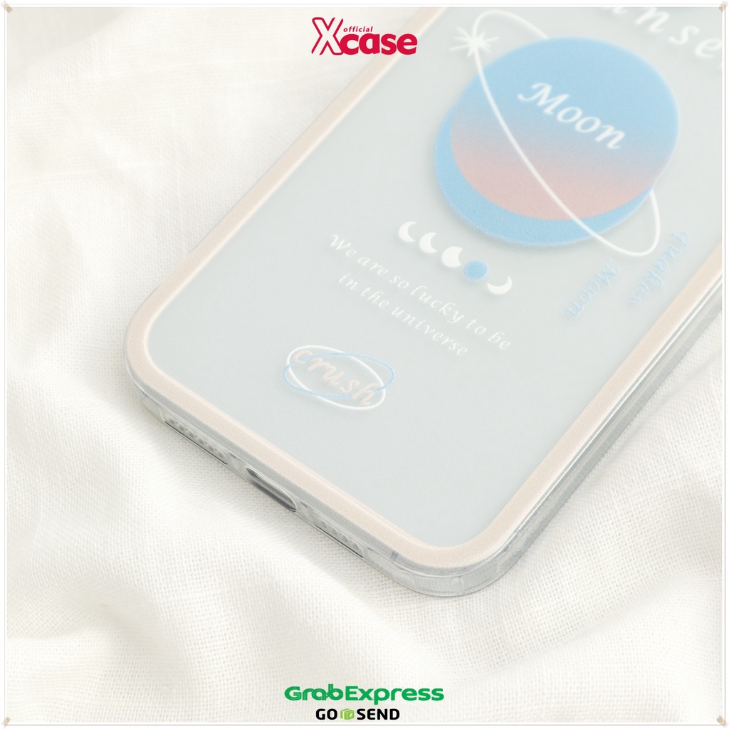 Sunset Clear Moon Soft Case Full Lens Cover iPhone 7 8 SE 7+ 8+ X XR XS 11 12 13 MINI PRO MAX