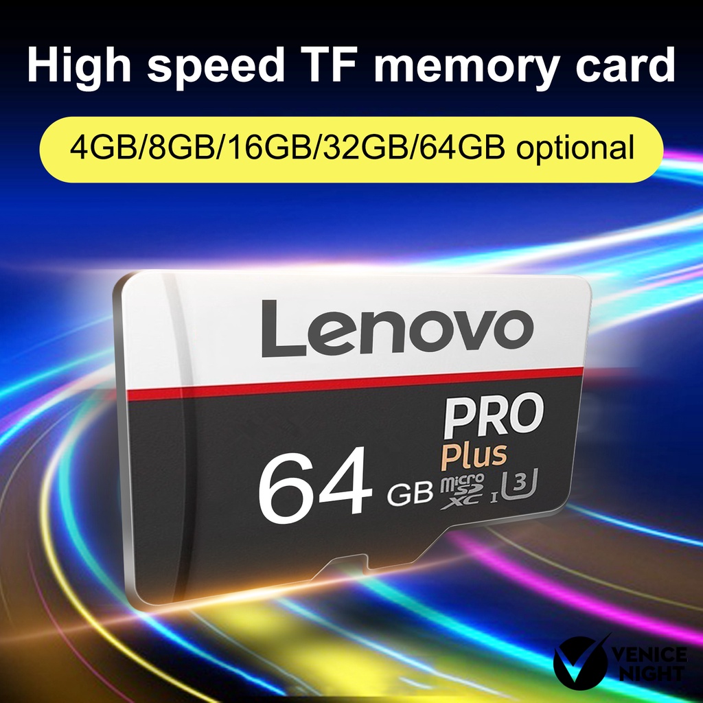 (SC) Kartu Memori TF High Speed Transmisi 4G 8G 16G 32G 64G Untuk Lenovo Micro SD