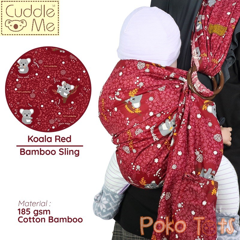 [PROMO] Cuddle Me Bamboo Ring Sling Gendongan Bayi CuddleMe Ringsling Kain Samping Jarik WHS