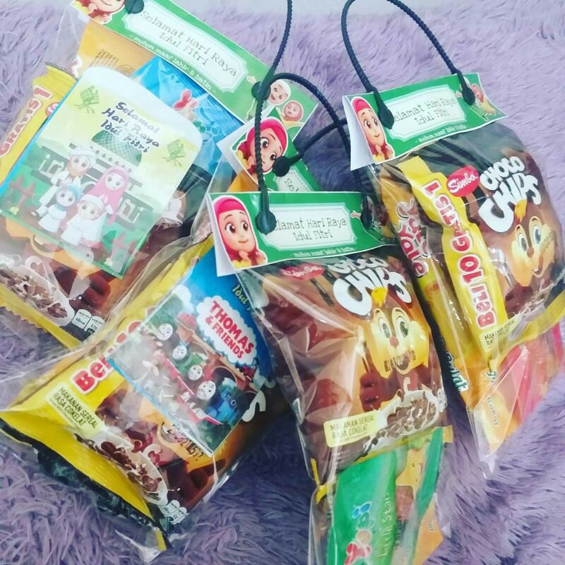

PAKET SNACK LEBARAN LENGKAP AMPLOP PLASTIK LEBARAN / AMPLOP THR / PLASTIK THR / ANGPAO LEBARAN / SNACK ULTAH