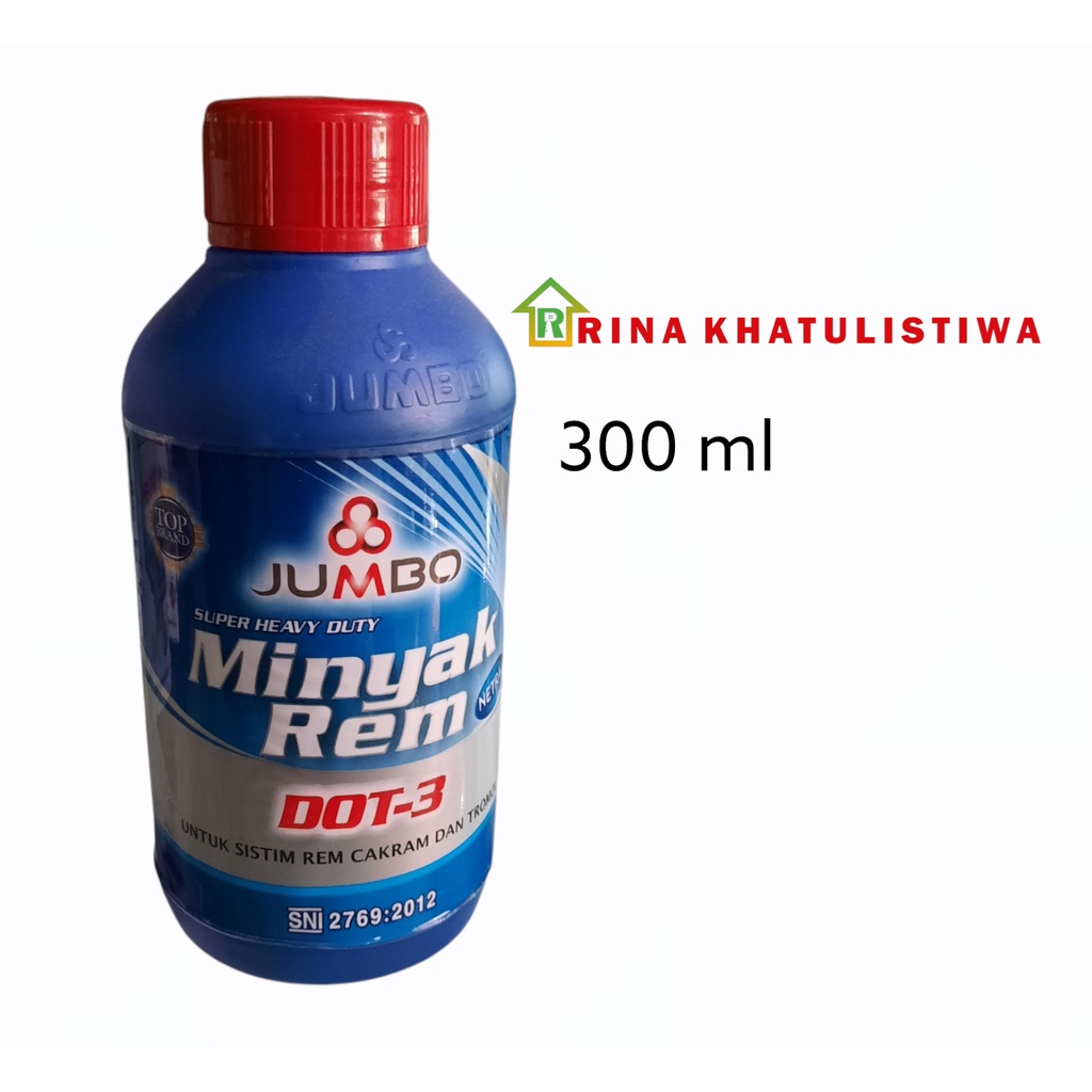 Minyak Rem Jumbo Dot 3 300 ml | Jumbo Minyak Rem Dot 3