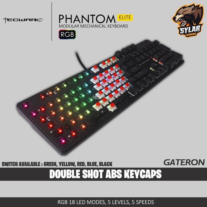 Tecware Phantom Elite 104 RGB Gateron Switch Mechanical Keyboard
