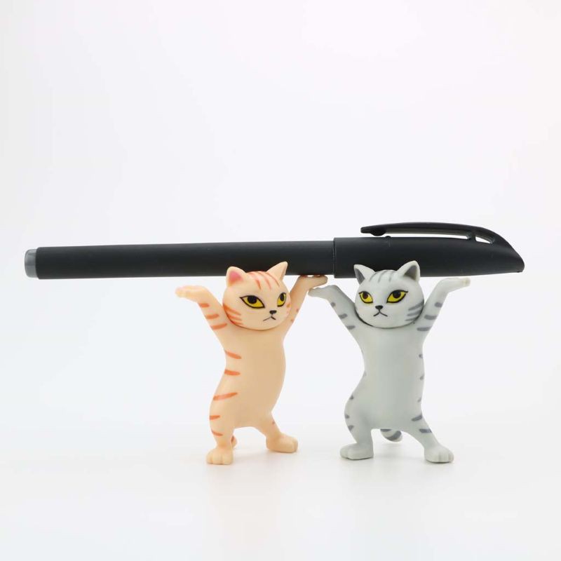 Mary 5pcs Carrying Coffin Cat Action Figures Interesting Cat Dolls Creative Ornaments