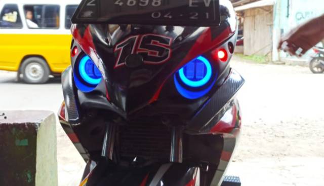 INNER CUSTOM MX NEW NJMX 135 DADA VARIASI LED LAMPU SENJA PNP