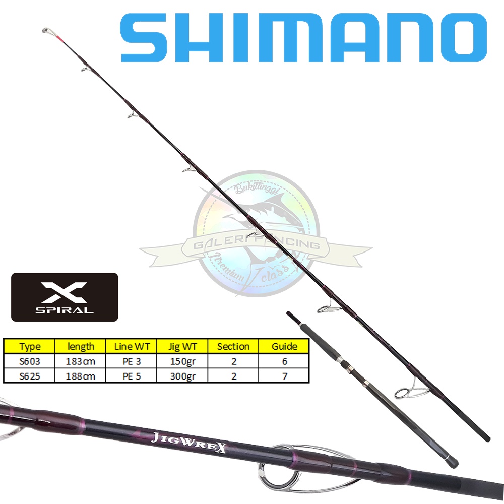 Joran Jigging Shimano Jigwrex s625 S603