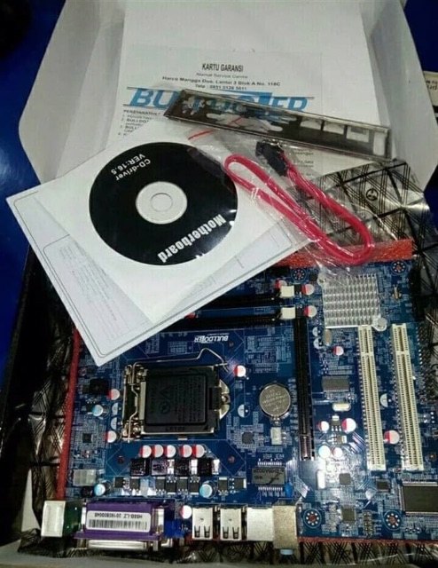 MOTHERBOARD BULLDOZER H55 SOCKET 1156 garansi 1 tahun