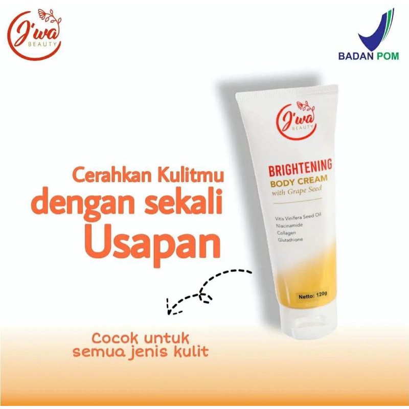 JIWA BEAUTY BODY CREAM BRIGHTENING