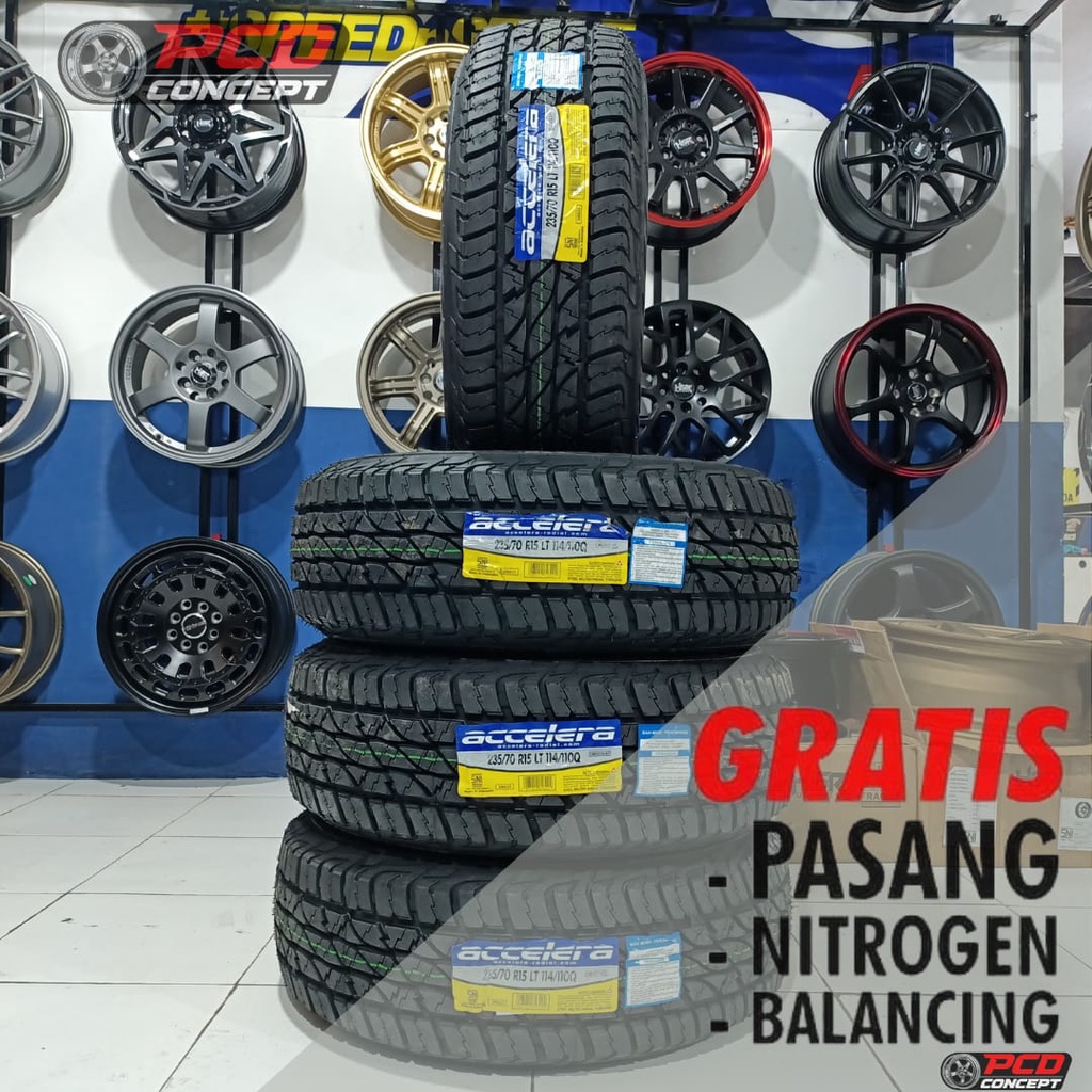 BAN MOBIL MURAH R15 235/70 R15 ACCELERA OMICRON A/T BUAT KATANA VITARA TERMURAH