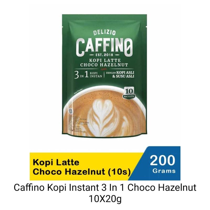 

Caffino Kopi Latte Choco Hazelnut Isi 10 Sachet