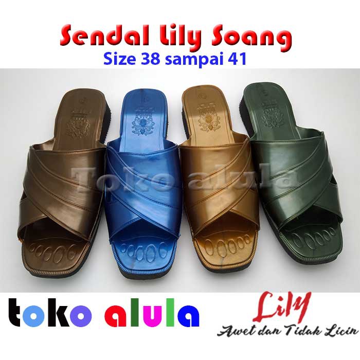 COD Bayar DiTEMPAT Sandal  Lily  type 1500 Soang Sendal 