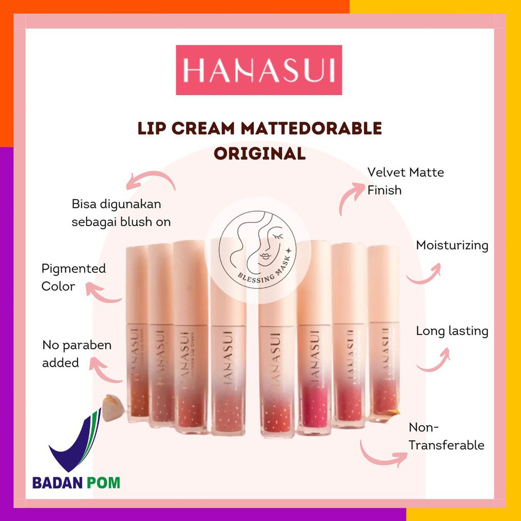 LIPCREAM / LIPSTIK HANASUI