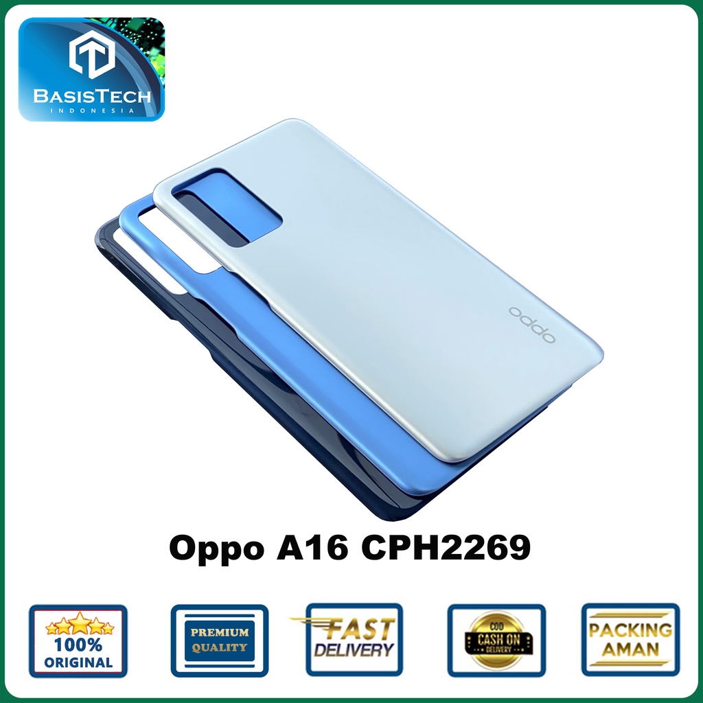 BACK COVER BACKDOOR OPPO A16 A16S CPH2269 ORIGINAL QUALITY