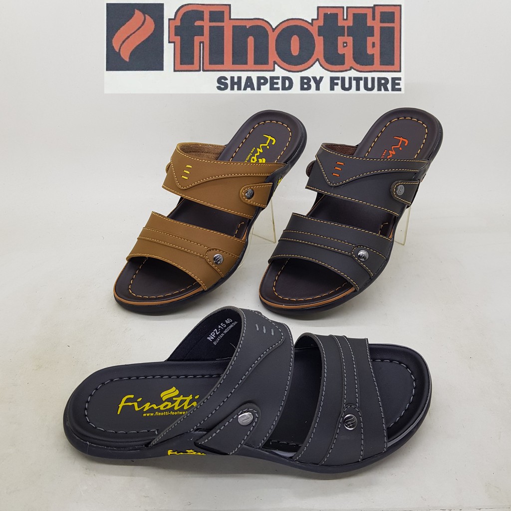  Sandal  pria  2 ban premium NPZ 15 Finotti  Shopee Indonesia