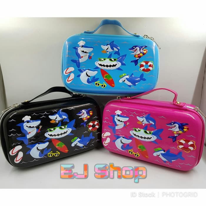 

Kotak Pensil Case Smiggle Baby Shark | Kotak Pensil Sekolah - Biru Muda