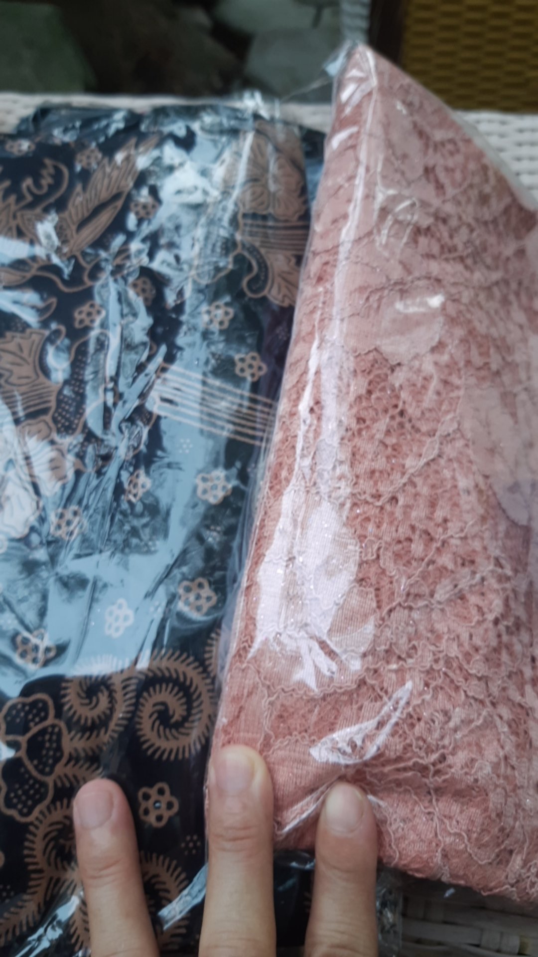 Batik Sogan Halus Batik Pekalongan Mix Brokat Cord Cantik