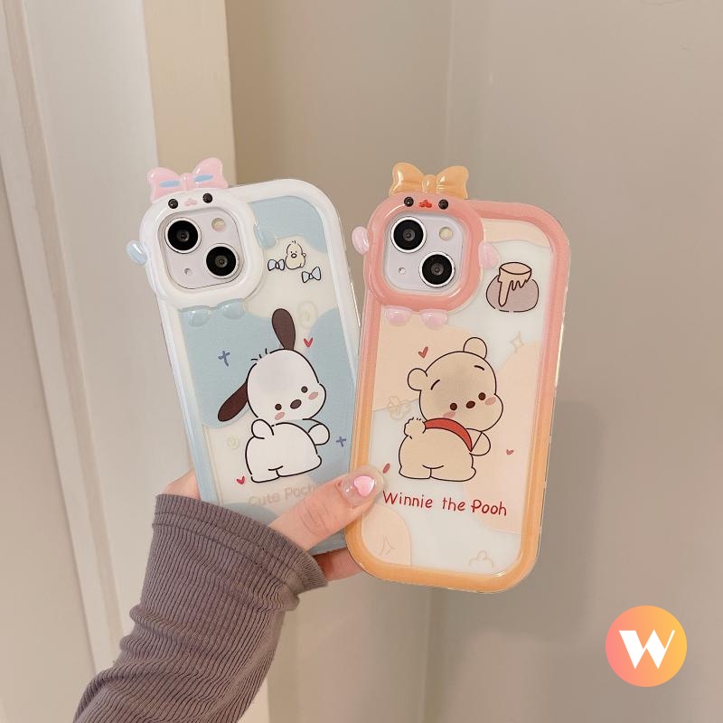 Soft Case Desain Kartun Monster 3D Untuk IPhone 7 8 14 Plus XR X XS Max 6 6S Plus 11 12 13 14 Pro Max SE 2020