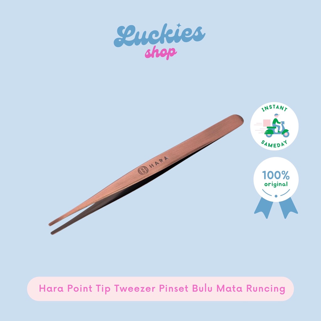 ORI Hara Point Tip Tweezer Pinset Bulu Mata Runcing MakeUp