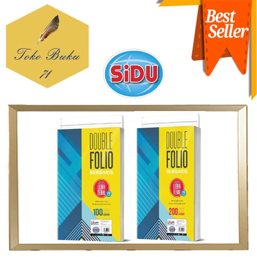 

KERTAS DOUBLE FOLIO BERGARIS SIDU / SINAR DUNIA 100 & 200 LEMBAR
