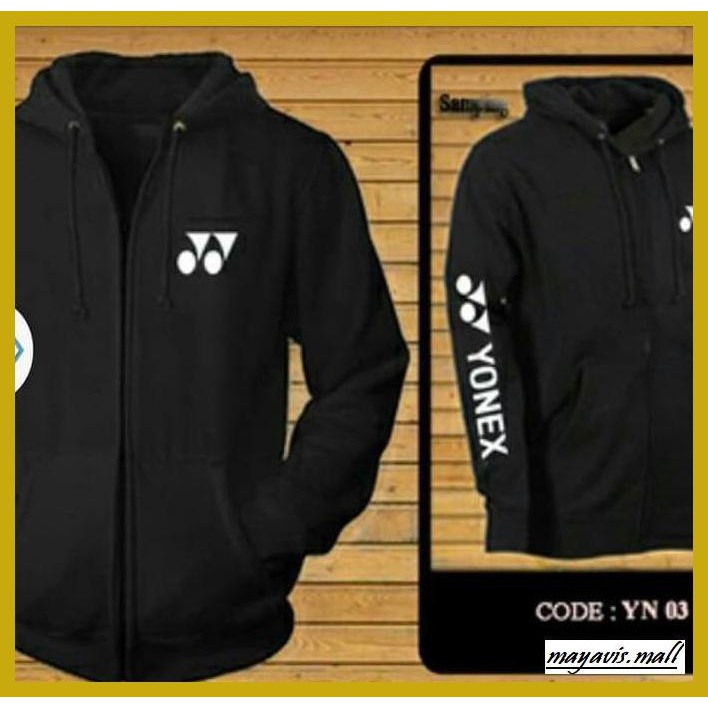 TEKAJTEKAJ- JAKET HOODIE SWEATER HALFZIPPER YONEX BADMINTON BULUTANGKIS JERSEY -ORIGINAL.