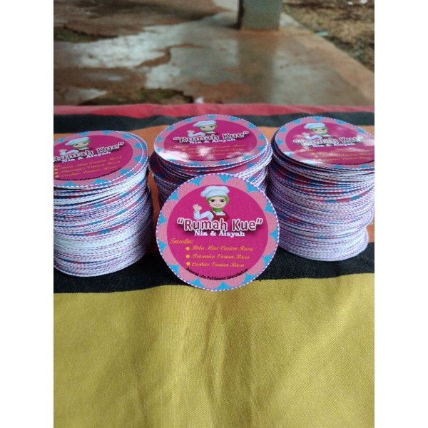 

STIKER KUE KERING UKURAN 4X4CM