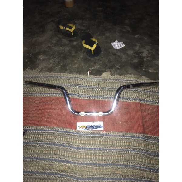 stang stir megapro primus original copotan kondisi masih bagus kromm bagus