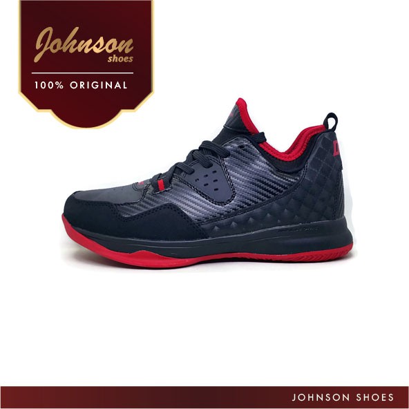 Sepatu Basket DBL ARDILES - PRIDE 2 Black / Red ORIGINAL