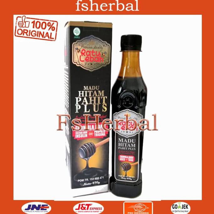 

Madu Hitam Pahit Ratu Lebah / Madu Hitam Propolis Ratu Lebah 470G Asli