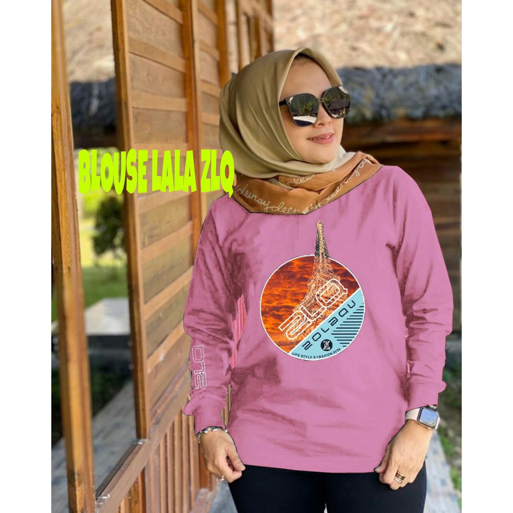 BLOUSE LALA ZLQ JUMBO / ATASAN WANITA SIZE XXL / BJU WANITA BIG SIZE