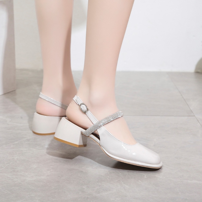 RYX - Monna Glitter Sepatu Heels Hak Tahu Wanita Fashion Casual / Jalan Jalan - Import Ori