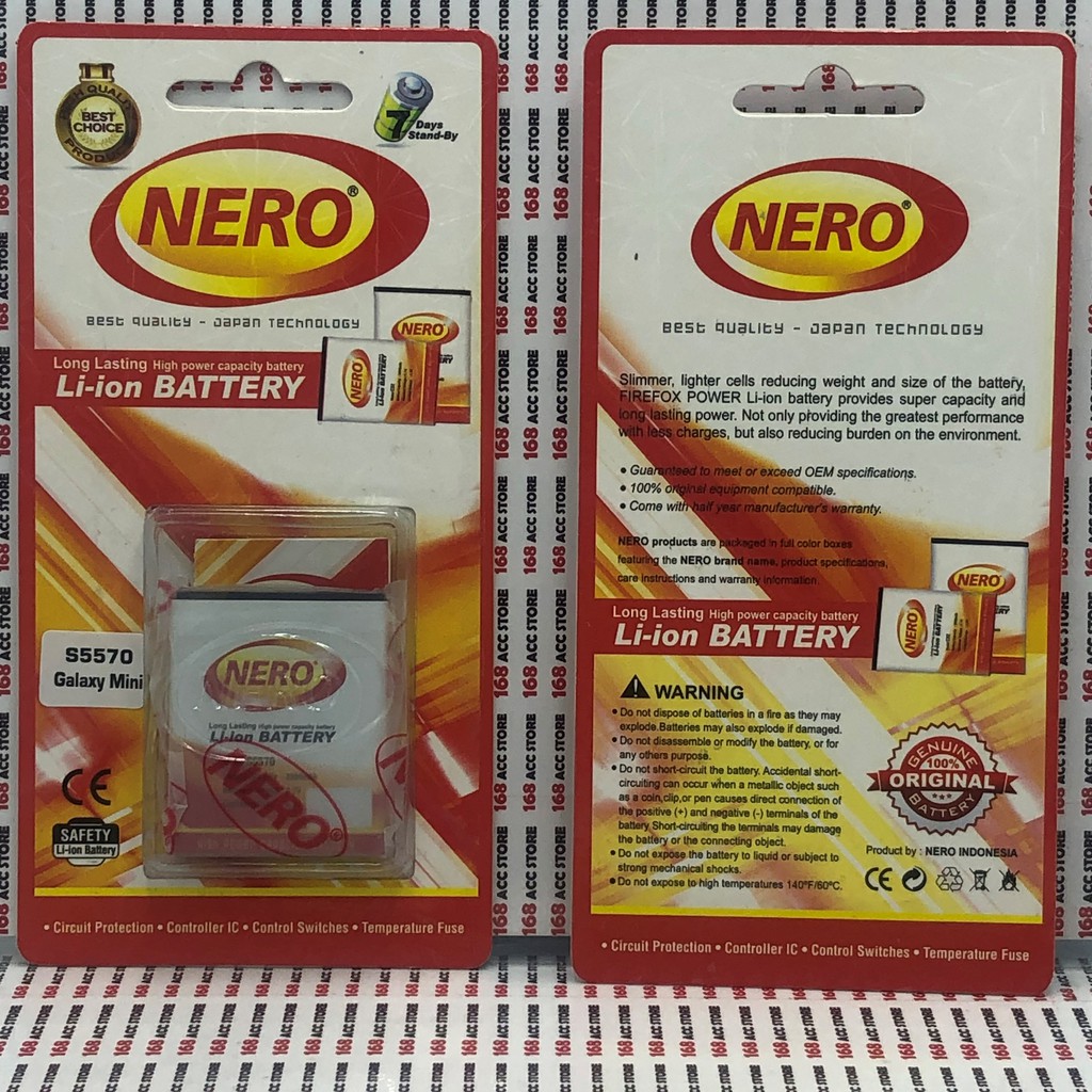 BATERAI SAMSUNG STAR / S5282 / BATERAI DOUBLE POWER SAMSUNG GALAXY MINI / S5570