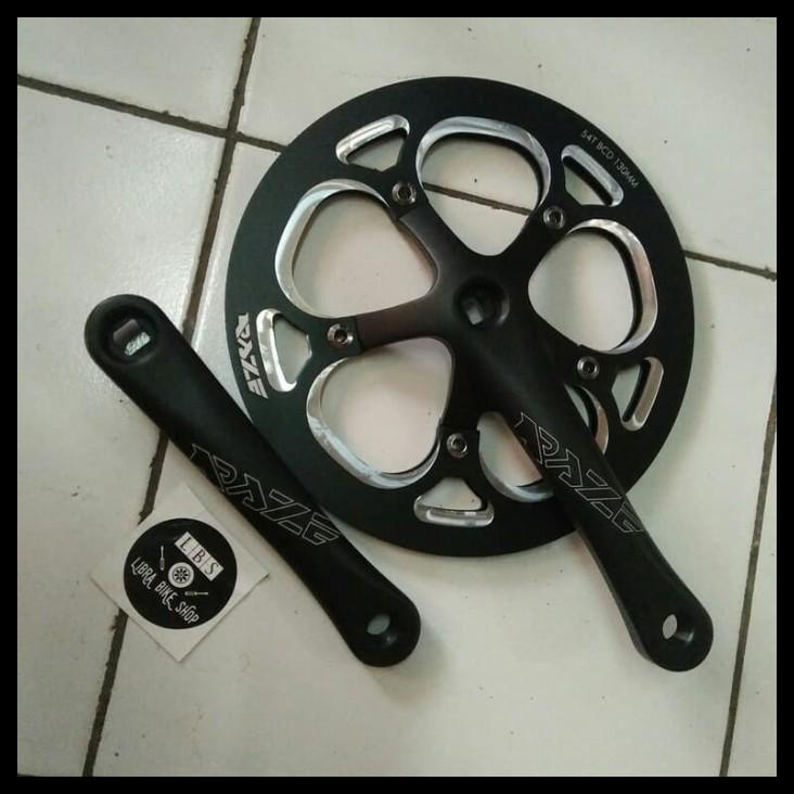 Single Crank Raze Elite Bb Kotak 56T Folding Hitam
