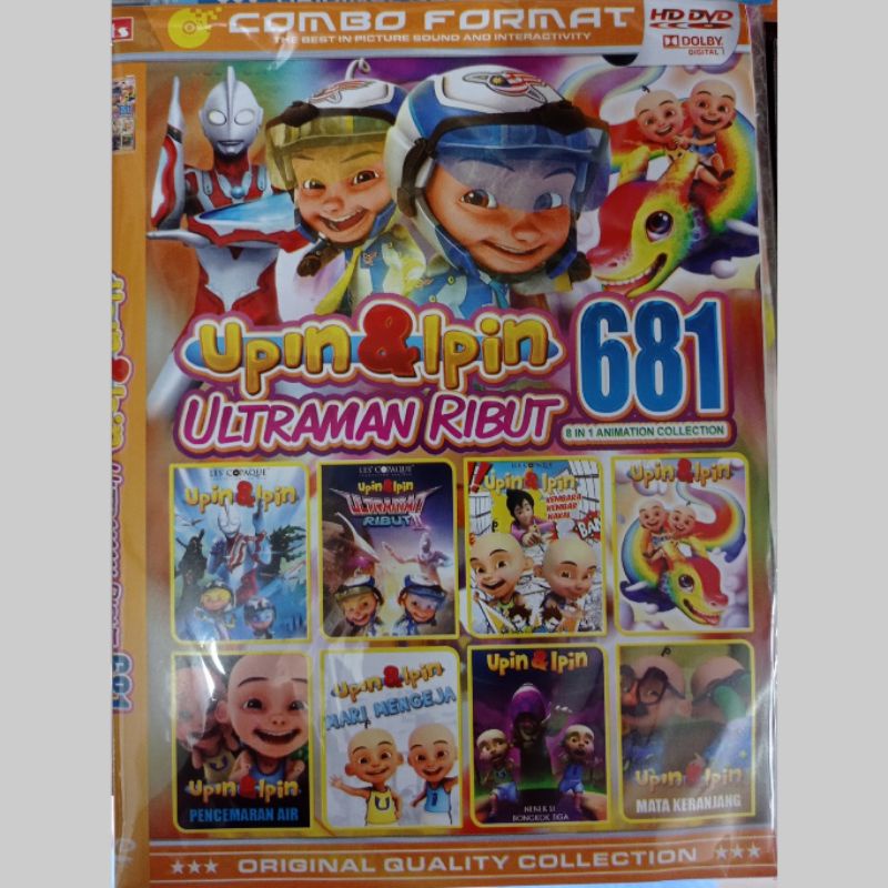 KASET KOLEKSI KARTUN ANAK UPIN & IPIN ULTRAMAN RIBUT