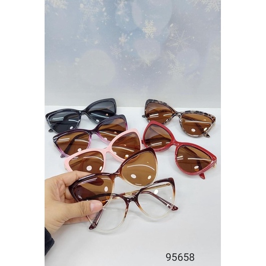 kacamata minus clip on wanita