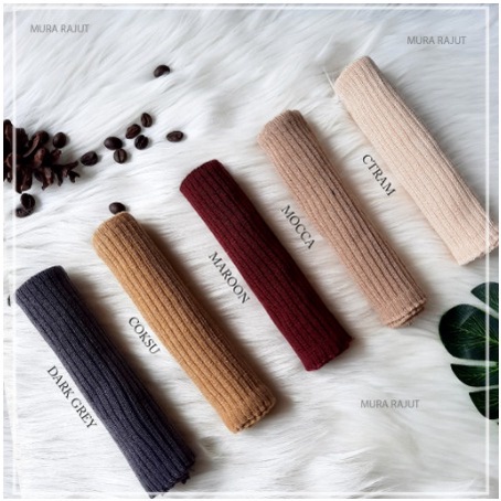 CIPUT RAJUT INNER BANDANA POLOS PREMIUM DALAMAN JILBAB RAJUT BISA COD