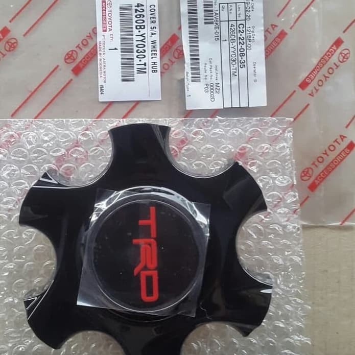 {BEKAS} Dop Roda Dop Velg Fortuner TRD ORIGINAL Diskon