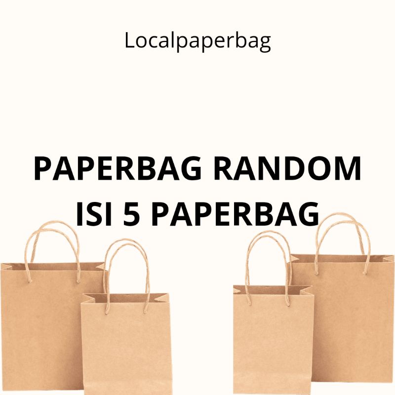 

PRODUK RANDOM DAPET 4 PAPERBAG/TAS KADO/HAMPERS