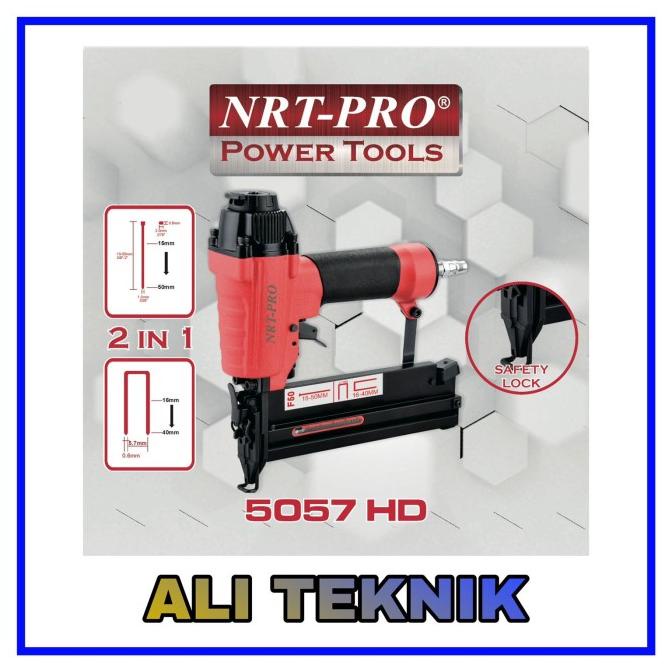 

NRT PRO 5057 HD Paku Tembak / Mesin Staples / Air Nailer 2 in 1 --Termurah--