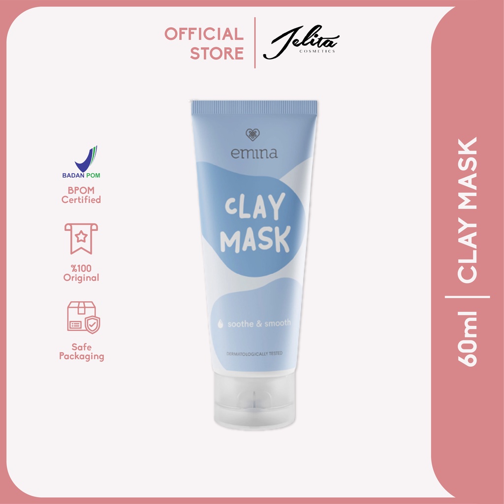 EMINA CLAY MASK SOOTHE &amp; SMOOTH 60ml