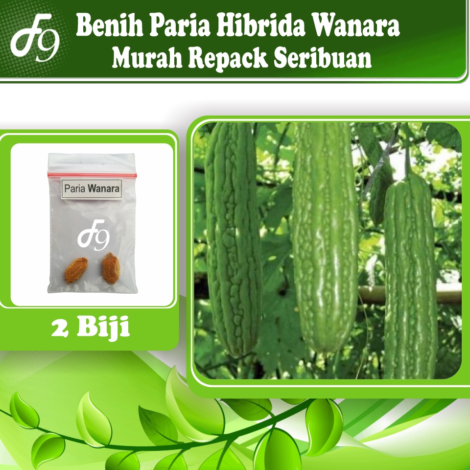 Benih Bibit Pare Paria Murah Repack Seribuan
