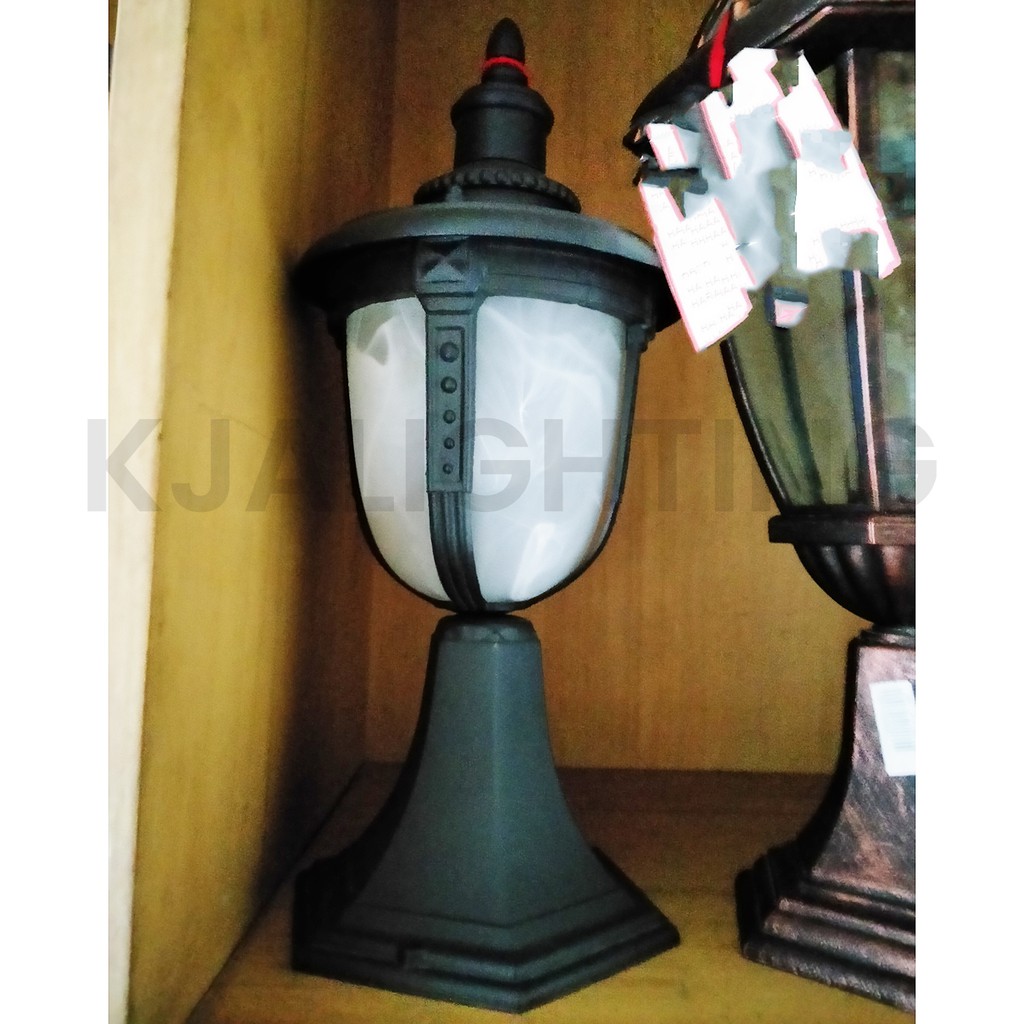 LAMPU TAMAN LAMPU PILAR LAMPU HIAS TAMAN DELMAN 5031/1031 SN-BK