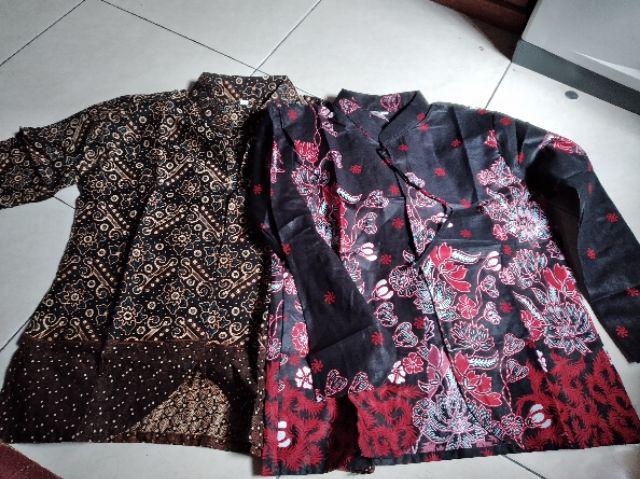 Atasan Batik Dolby Dolbi Dobby Doby Tenun Sutra Tulis Halus Katun Atbm Baron ,sarombit Atasan