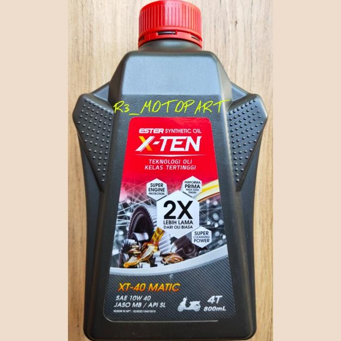 ((((()paling dicari] Oli Motor XTen/X-Ten XT40 10W-40 800ml (Matic Yamaha/Suzuki)