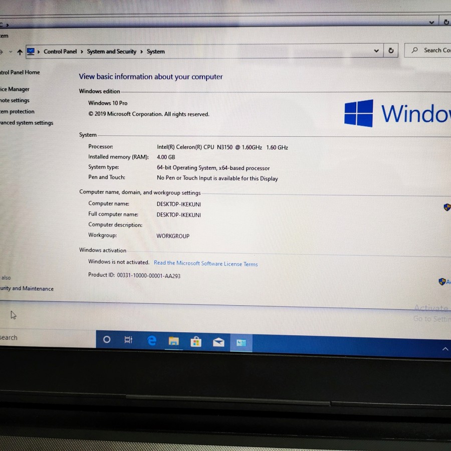 Laptop Leptop Lenovo Baru dipake beberapa bulan seperti baru mulus