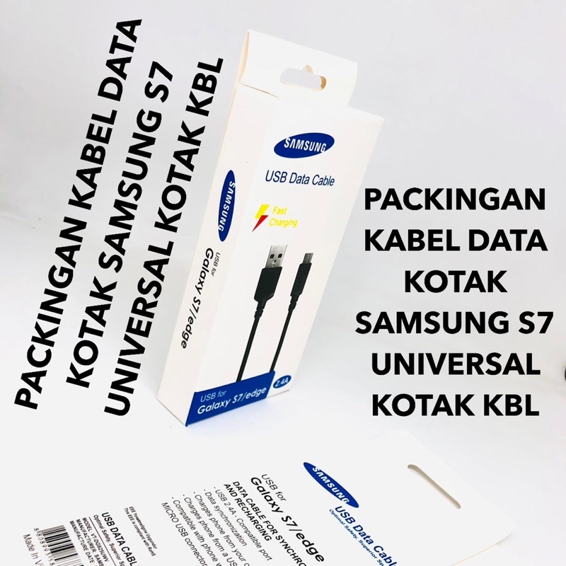 KOTAK KABEL DATA SAMSUNG GALAXY UNIVERSAL PACKINGAN DUS IMPORT BUAT SEMUA KABEL DATA ANDROID