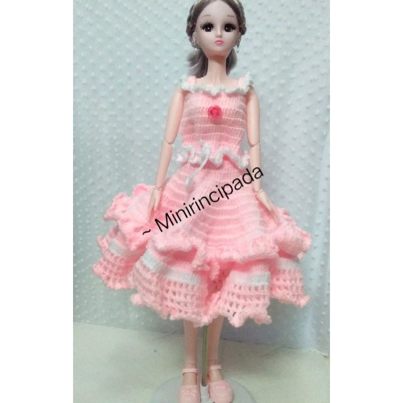 Baju rajut boneka bjd/barbie 60 cm / ( 1/3 )